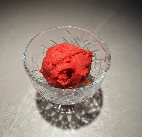 Glace framboise & yuzu